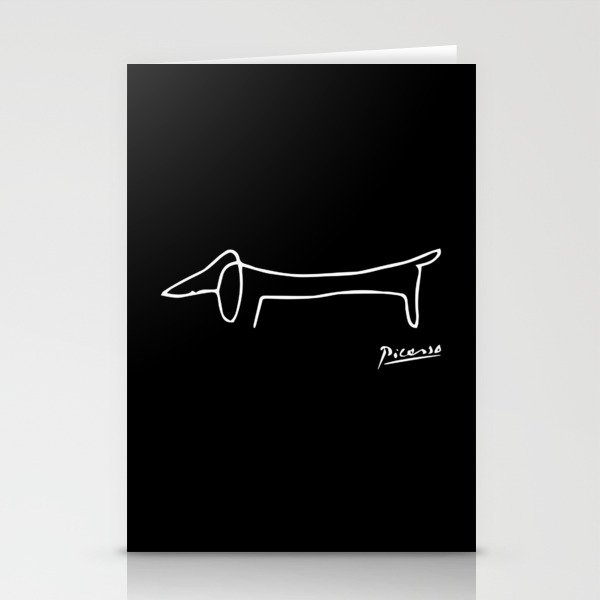 Pablo Picasso Dog (Lump) Artwork Shirt, Sketch Reproduction Stationery Cards