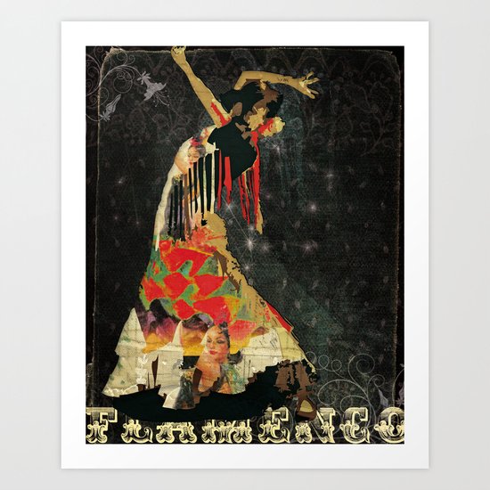 Dance. Illustration series. Art Print