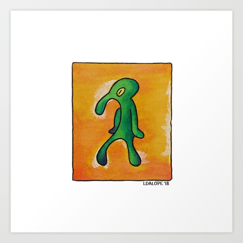 Bold Brash Art Print By Missdalope Society6