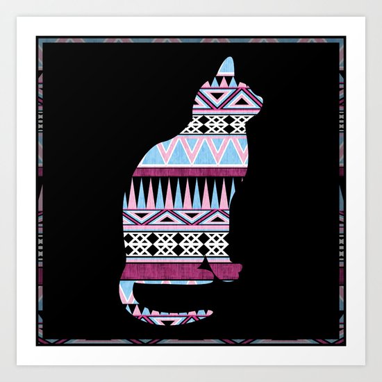 Fun & Fancy Kitty. Art Print