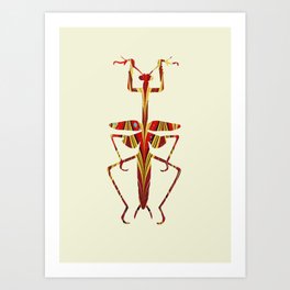 Marbled Insect 3 of 4 of Set 2 Art Print