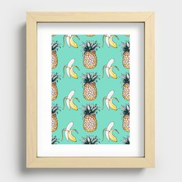 fruits attack Recessed Framed Print