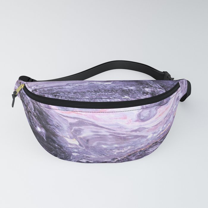 Purple Gem Amethyst Fanny Pack