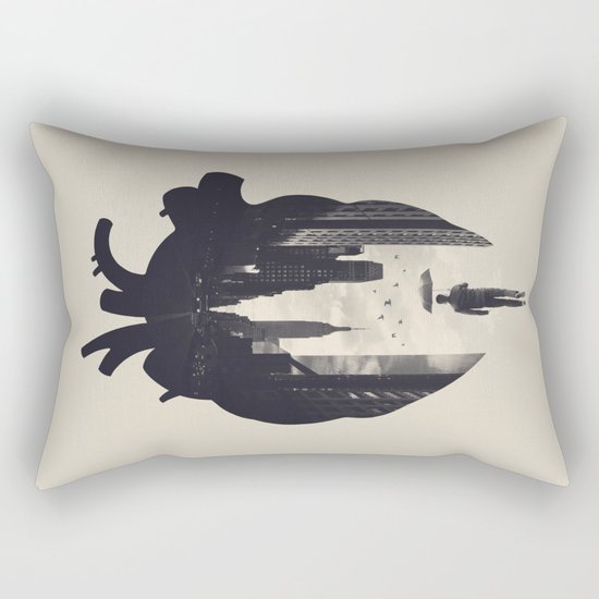 In the Heart of the City Rectangular Pillow