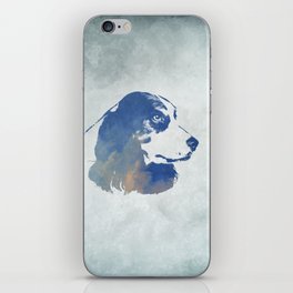 English Cocker Spaniel Dog Digital Art iPhone Skin
