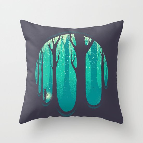 Lonely Dream Throw Pillow
