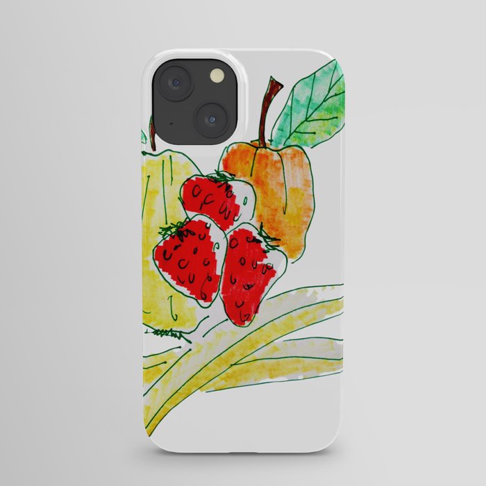 Mixed fruit iPhone Case