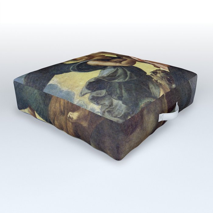 Ezekiel's Vision Outdoor Floor Cushion