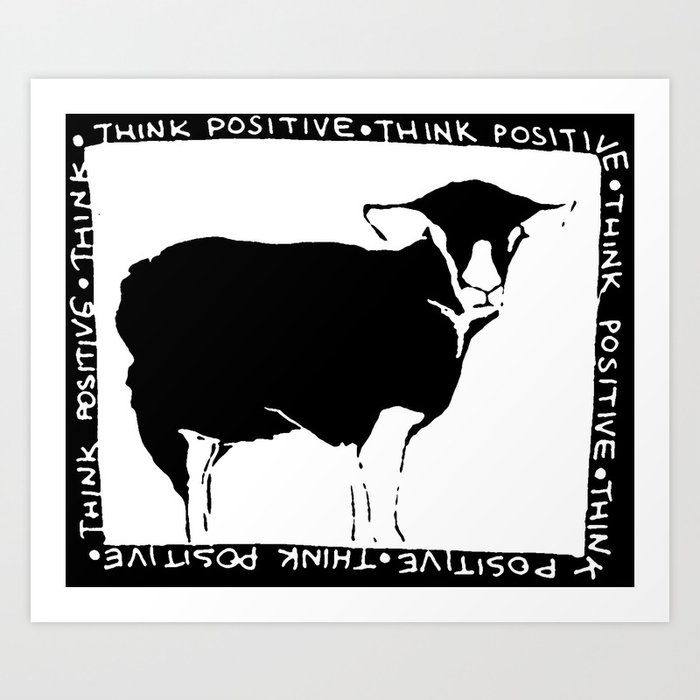 Think Positive II Art Print