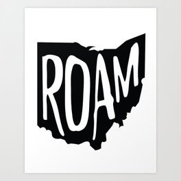 Roam Ohio Art Print