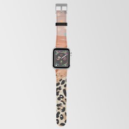 Grapes and cheetah slices - Boho Chic Collage Apple Watch Band