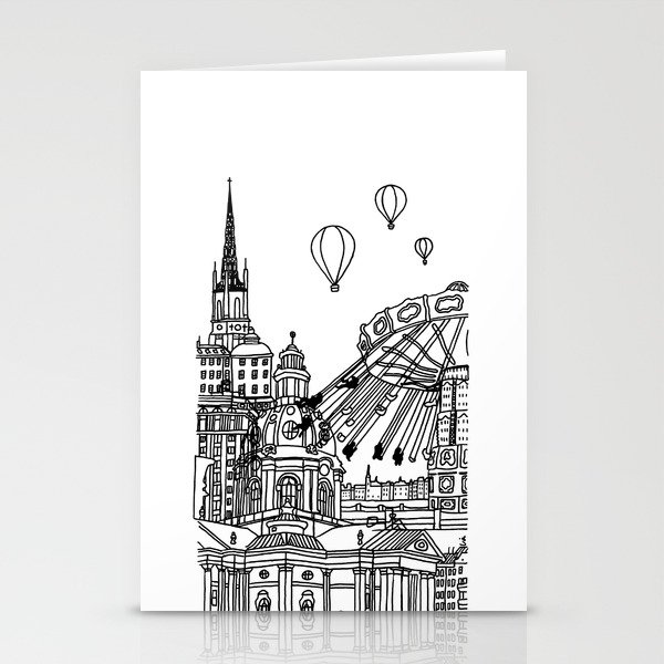 STHLM Silhouettes II Stationery Cards