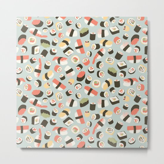 Yummy Sushi! Metal Print