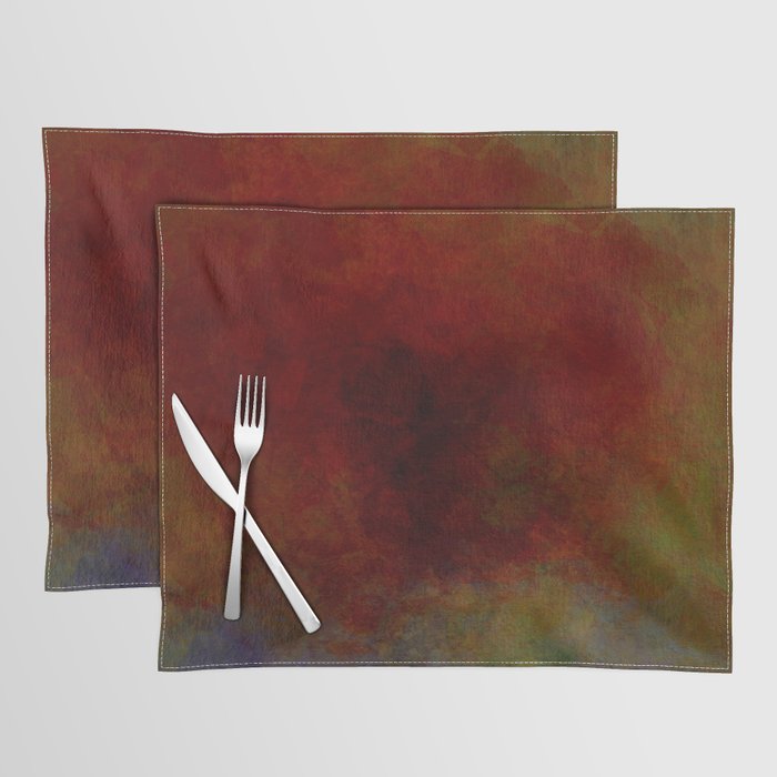 Grunge Red Placemat