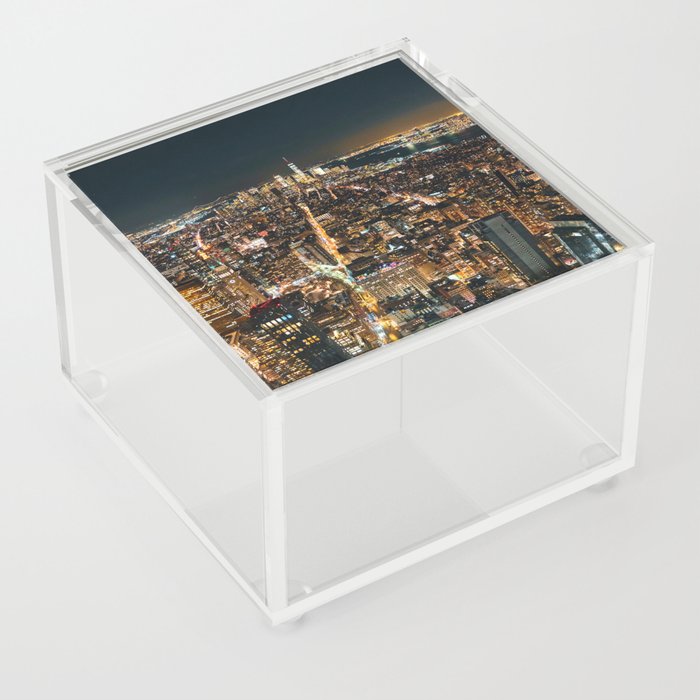 New York City Night Acrylic Box