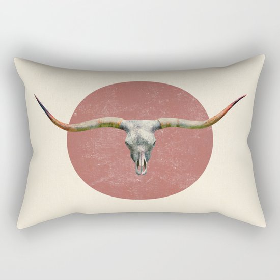 Longhorn - colour option Rectangular Pillow