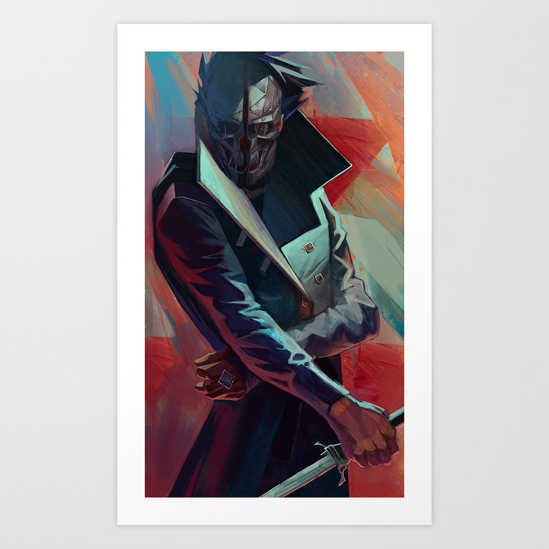 Corvo Attano Art Print By Imaginarius Society6 Corvo Attano Art Print By Imaginarius Society6