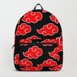 Akatsuki Clouds - Red Backpack