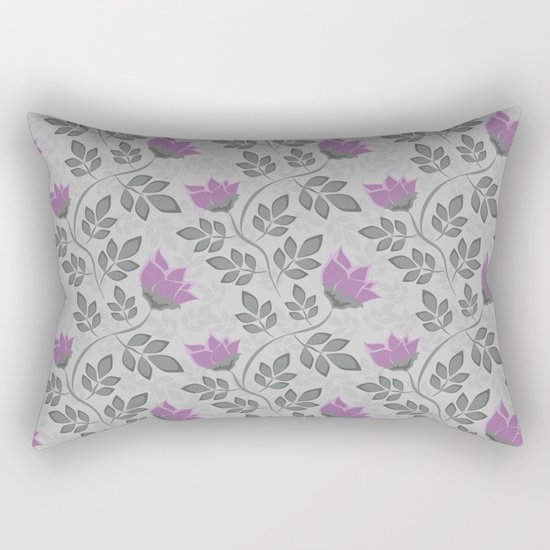 Liana purple flowers . Rectangular Pillow