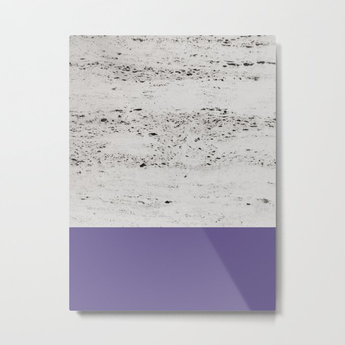 Ultra Violet on Concrete #3 #decor #art #society6 Metal Print