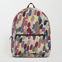 Painterly Stokes - Warm Color Palette Backpack