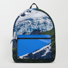 Whittier Glacier 3 - Alaska Backpack | Alaskan, Travel Photography, Explore, Trekking, Glacier, Snow, Evergreen Trees, Picturesque, Whittier, Hiking 