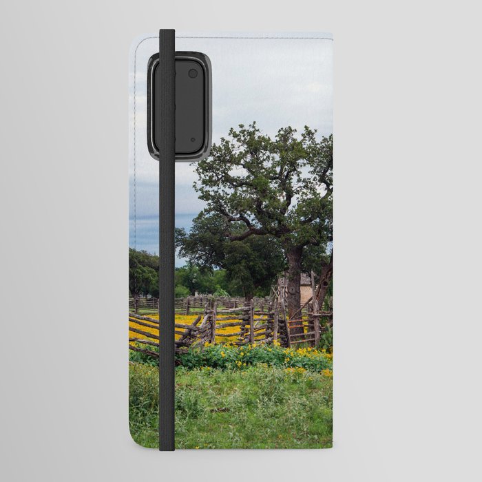 Beautiful Wildflower Meadow in Johnson City, Texas Android Wallet Case
