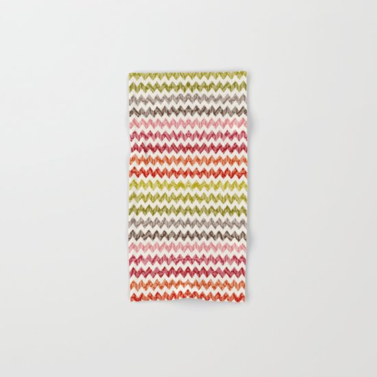 TRIBAL CHEVRON PATTERN Hand & Bath Towel