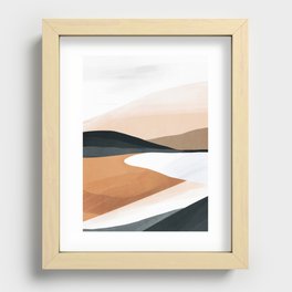 Abstract Art Landscape 15 Recessed Framed Print