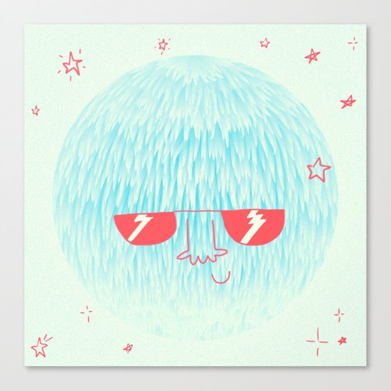 Chill Space Planet Canvas Print