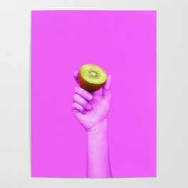 Kivi Pink Poster