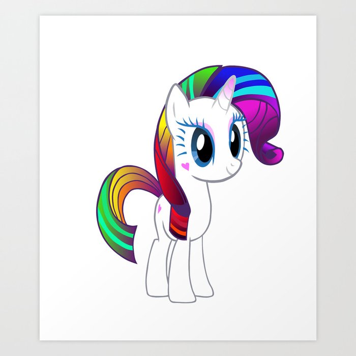 Happy Unicorn In The Spring Art Print By Kookyphotography Society6