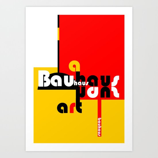 Bauhaus Lamp Art Print