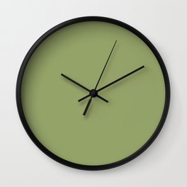 Green Smoke Wall Clock
