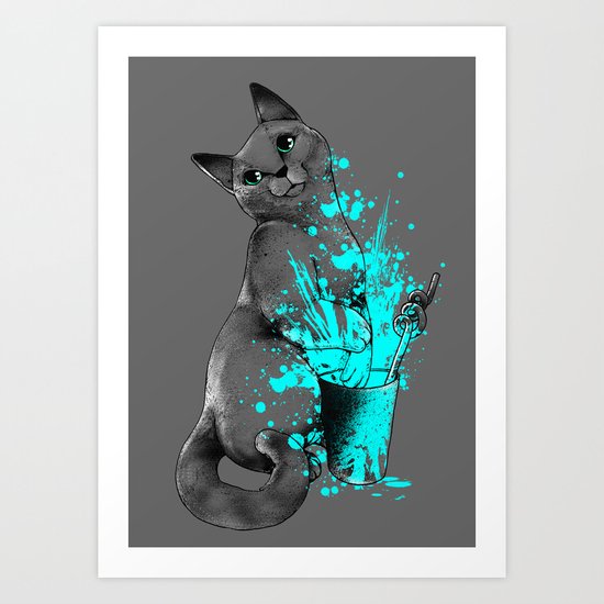 Russian Blue Art Print