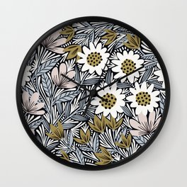 Isolde (blue and pink) Wall Clock