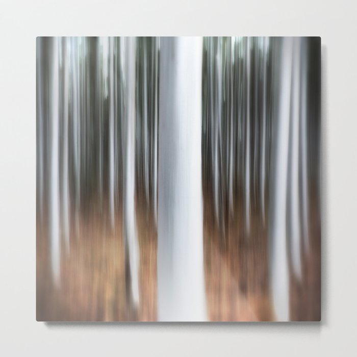 Abstract Trees Metal Print