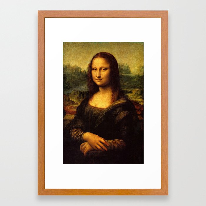 Monalisa Leonardo Da Vinci Mona Lisa Original Framed Art Print