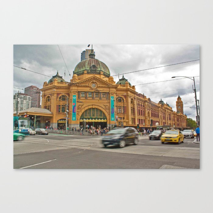 Flinders Street Station Melbourne Australia Canvas Print