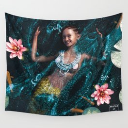 Mermaid Smile Wall Tapestry
