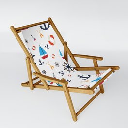 Nautical Summer Modern Collection Sling Chair