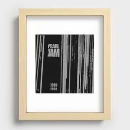 Records 3 Recessed Framed Print