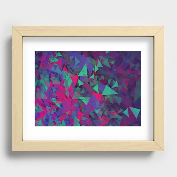 Uncontrollable excitement Recessed Framed Print
