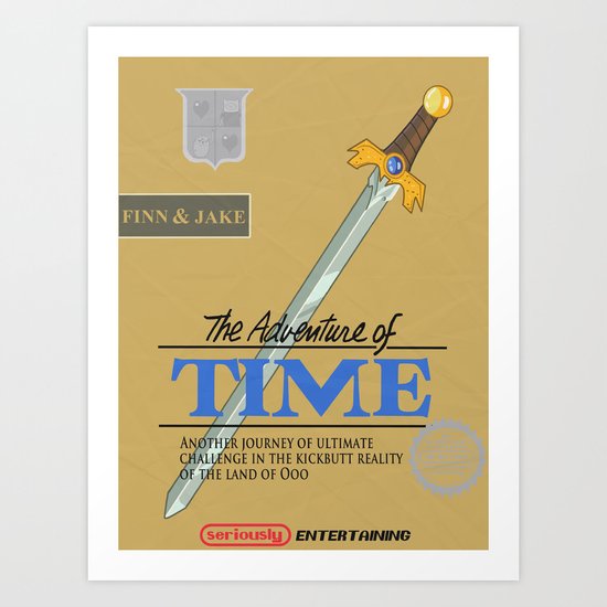 The Adventure of Time Art Print