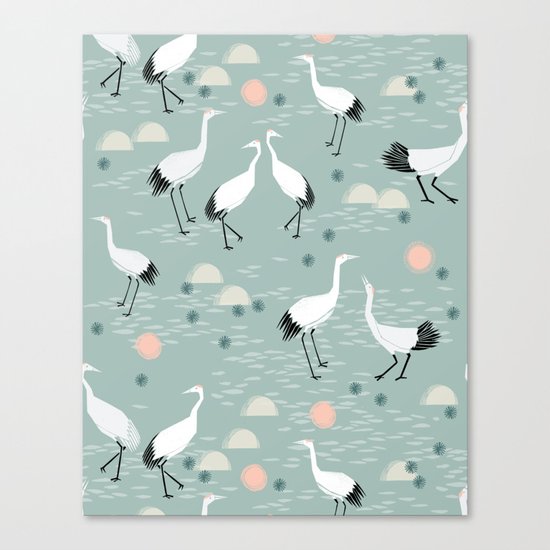 Cranes Canvas Print