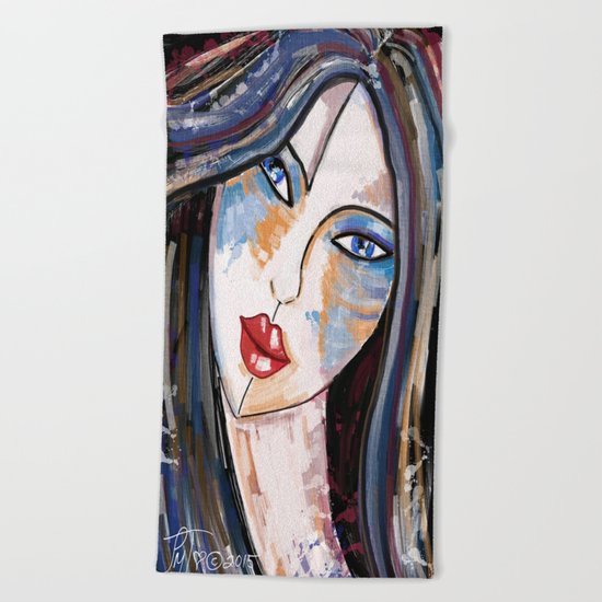 Blue Beach Towel