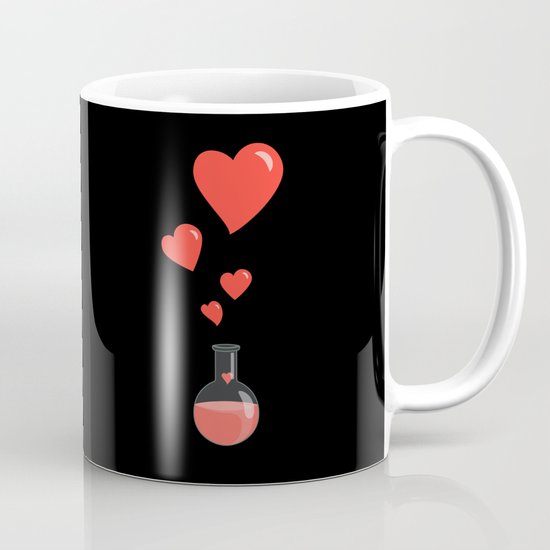 Love Chemistry Flask of Hearts Mug