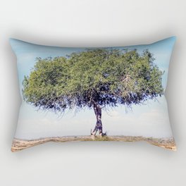 Africa Tree in Landscape Rectangular Pillow
