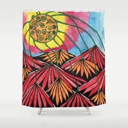 let there be life Shower Curtain