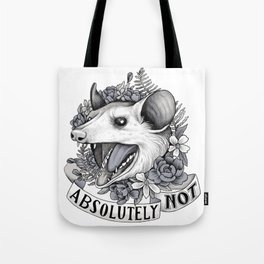 Nope Possum Tote Bag